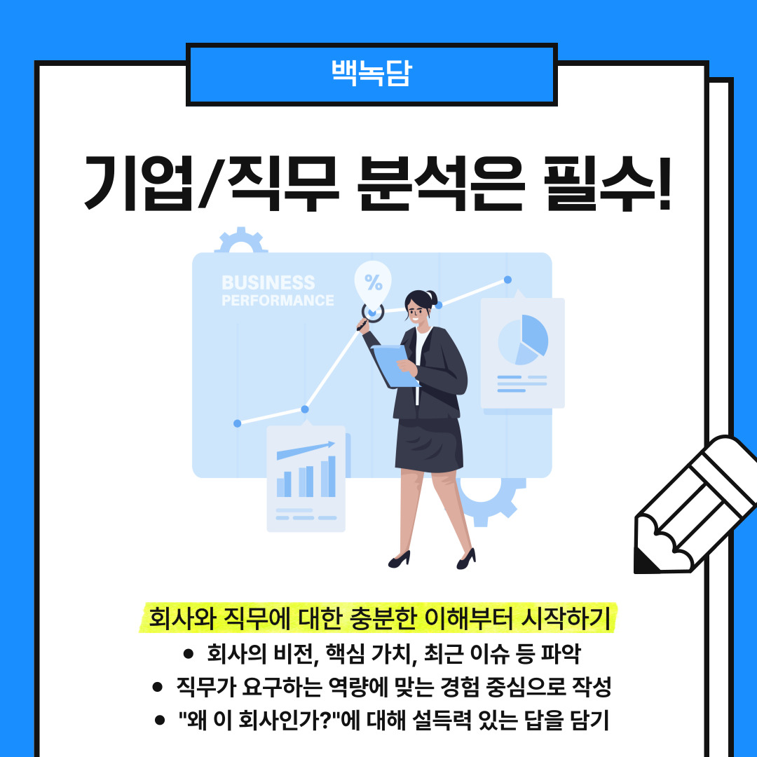 첫 번째는 기업과 직무 분석을 필수적으로 하여 정확한 이해를 하는 것입니다. 기업의 핵심 가치, 비전, 최근 사업 동향 등을 사전에 조사하면, 형식적인 지원 동기 대신 회사 맞춤형 메시지를 담을 수 있습니다. 예를 들어 "회사의 사회적 가치 실현에 공감해 지원했다"는 표현보다 "최근 친환경 사업에 주력하는 모습에 감명받았고, 관련 경험이 있어 기여하고자 한다"는 식으로 구체화하는 것이 좋습니다.